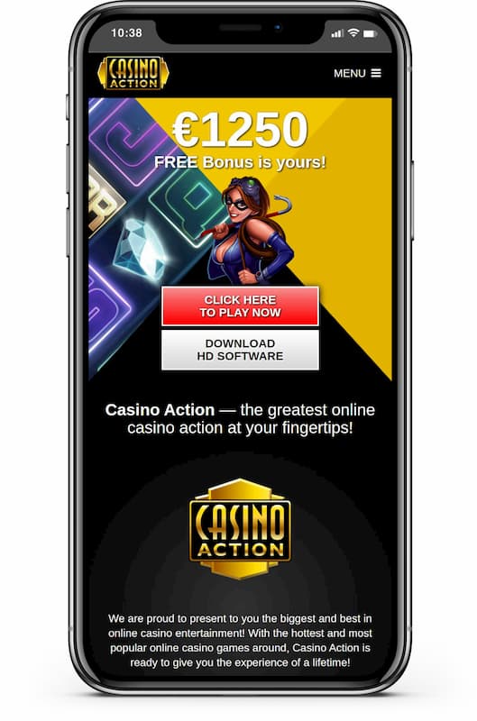 Casino Action på mobil