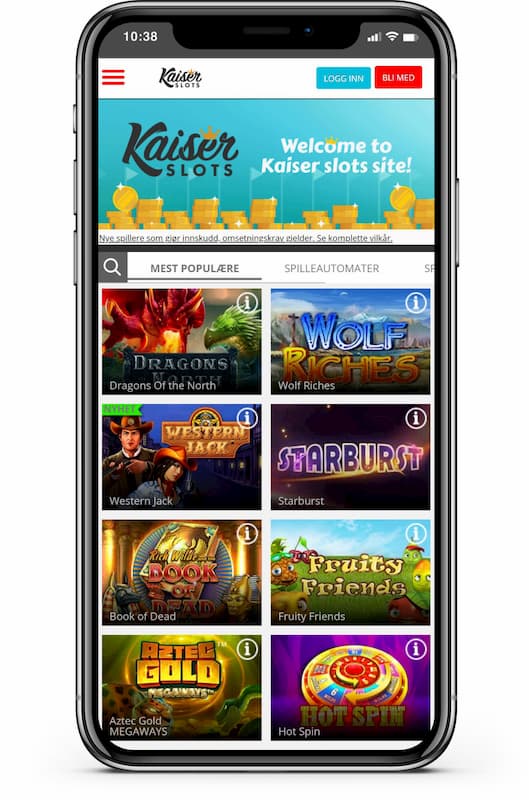Kaiser Slots mobil