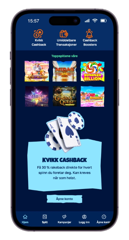 Arctic Casino på mobil